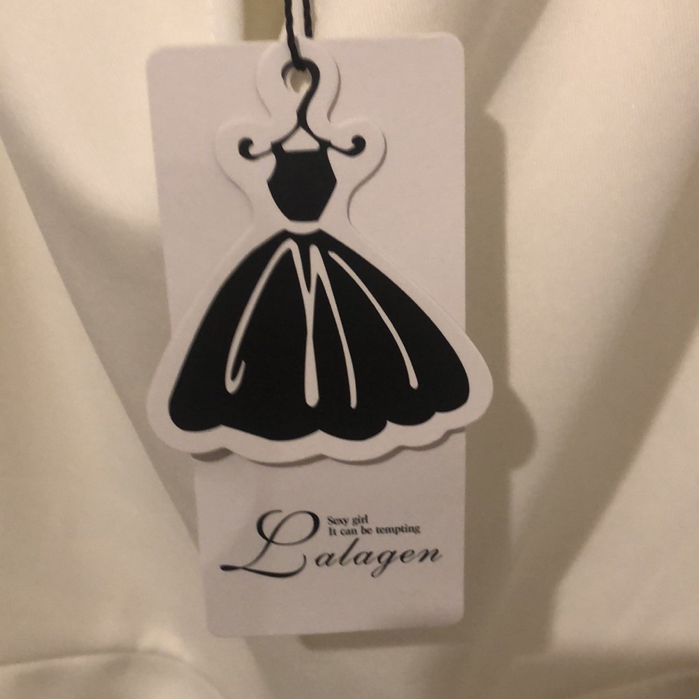 NWT Lalagen XXL gorgeous polyester and spandex cape sleeve dress soft beautiful - Picture 7 of 13